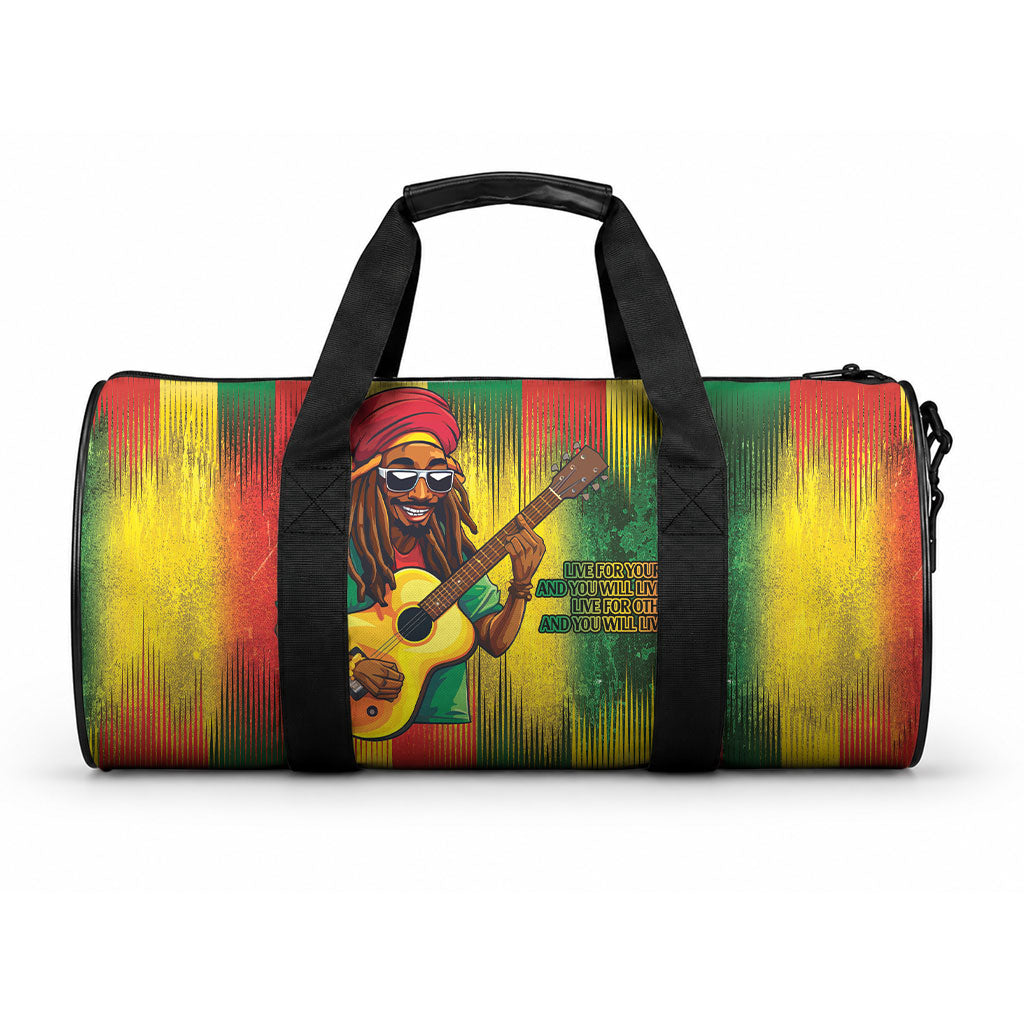 Honoring Reggae Legend Bob Birthday Duffle Bag