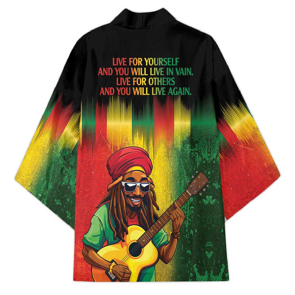 Honoring Reggae Legend Bob Birthday Kimono