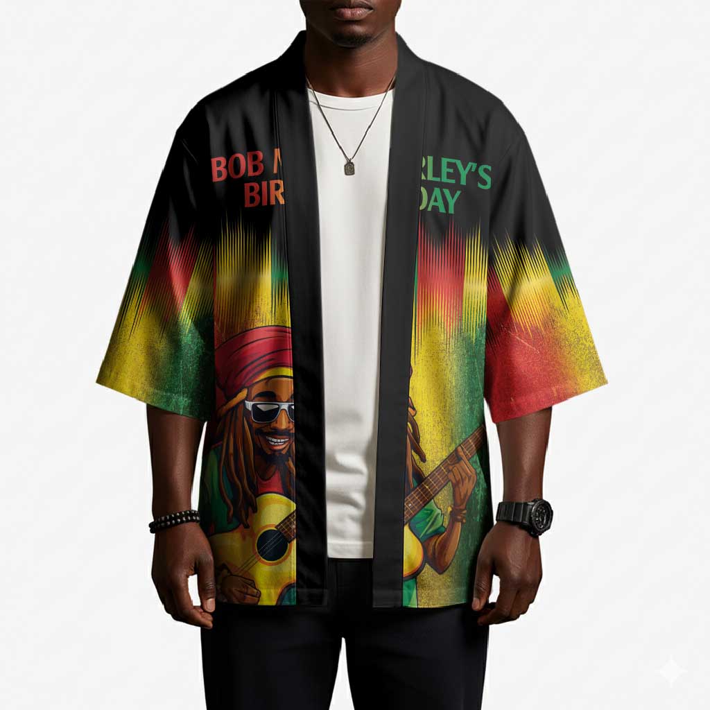 Honoring Reggae Legend Bob Birthday Kimono