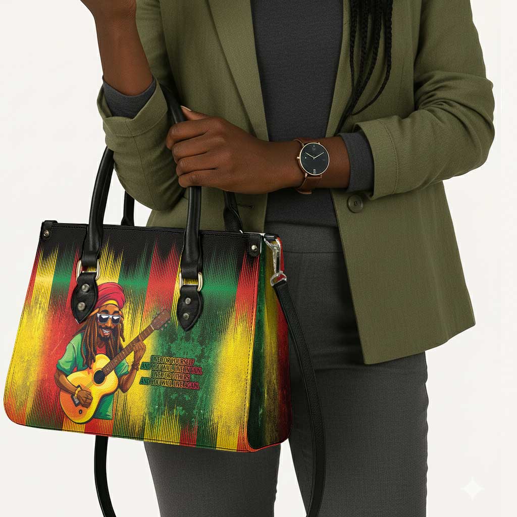Honoring Reggae Legend Bob Birthday Leather Bag