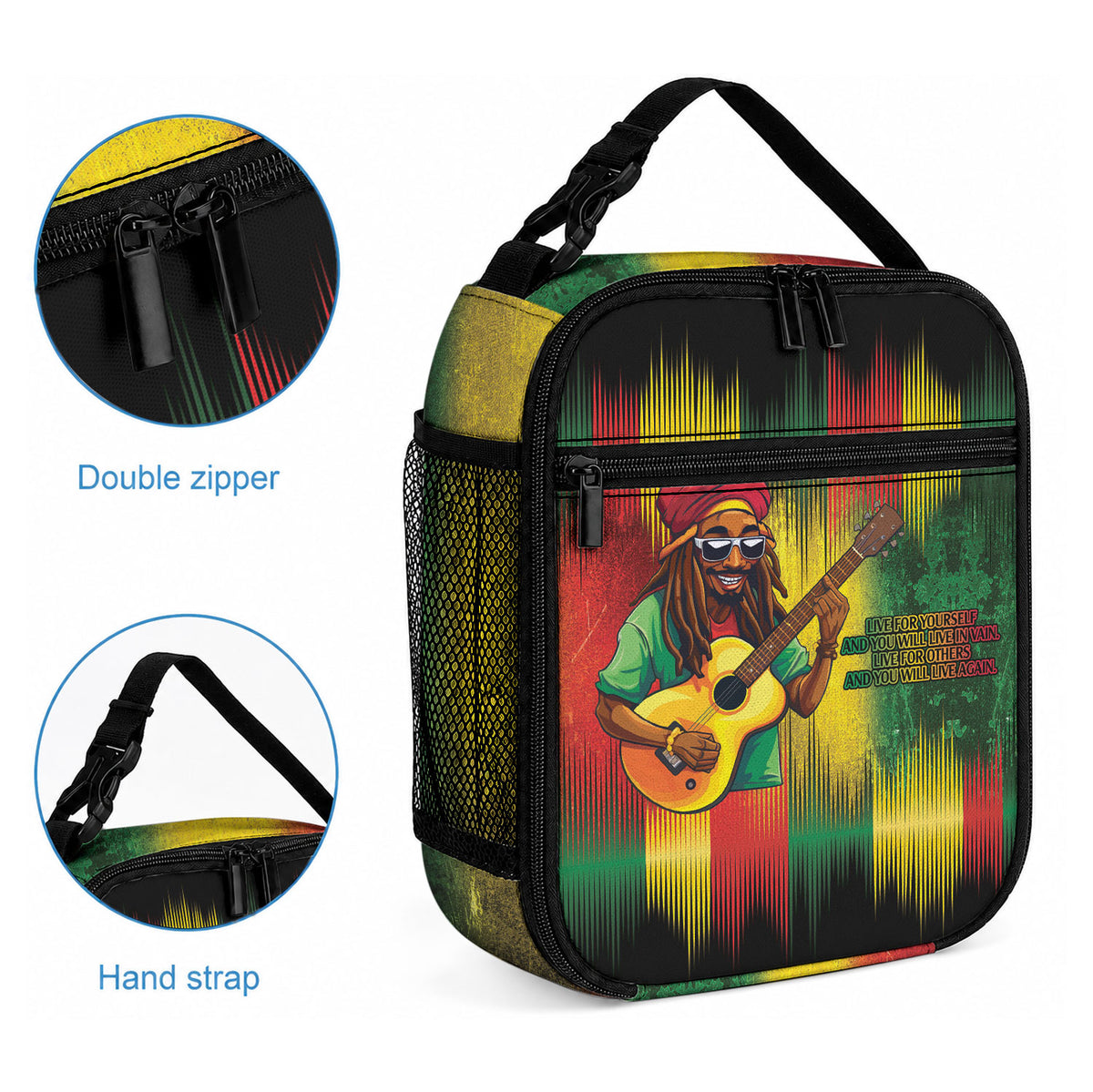 Honoring Reggae Legend Bob Birthday Lunch Bag