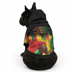 Honoring Reggae Legend Bob Birthday Pet Hoodie