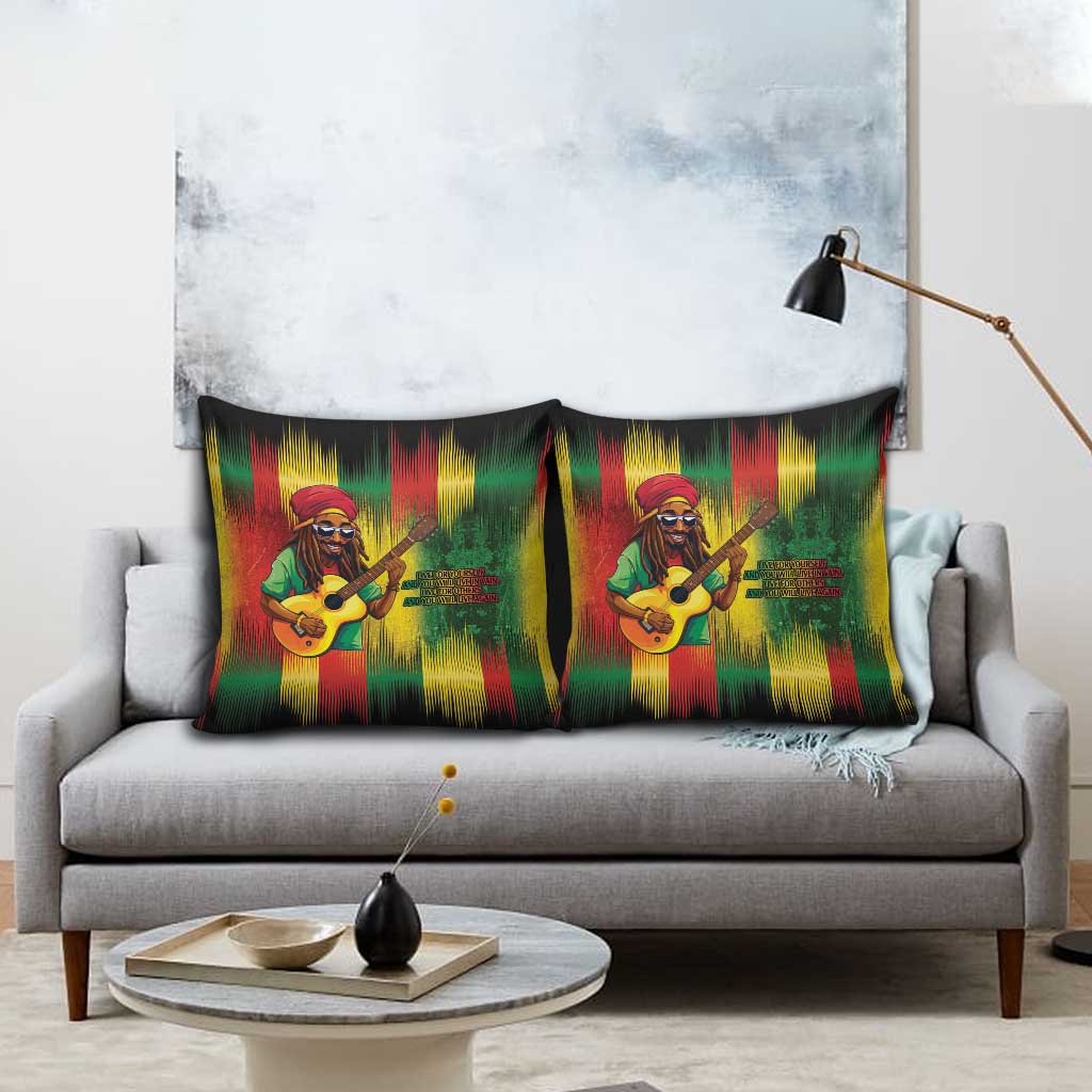 Honoring Reggae Legend Bob Birthday Pillow Cover
