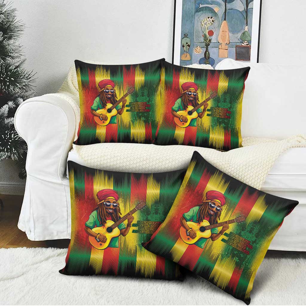Honoring Reggae Legend Bob Birthday Pillow Cover