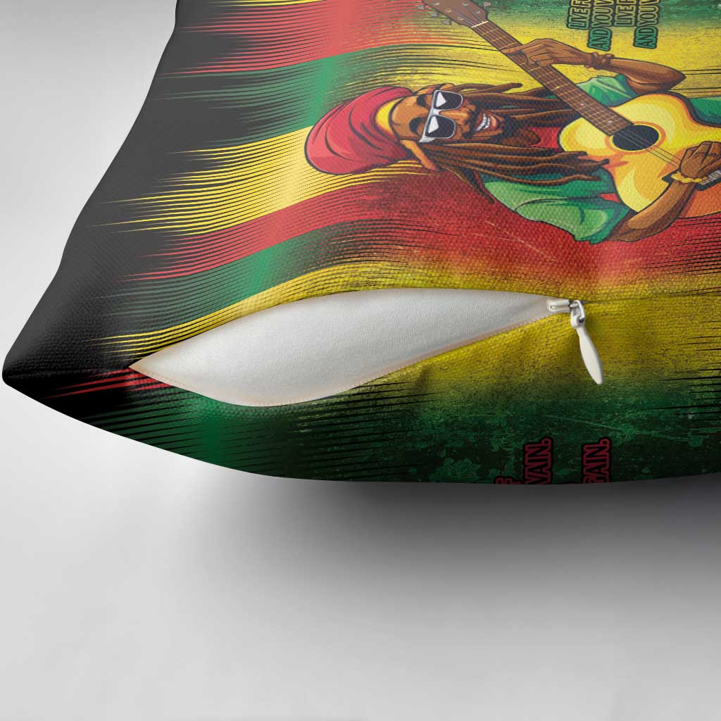 Honoring Reggae Legend Bob Birthday Pillow Cover