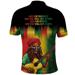 Honoring Reggae Legend Bob Birthday Polo Shirt