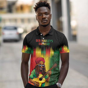 Honoring Reggae Legend Bob Birthday Polo Shirt