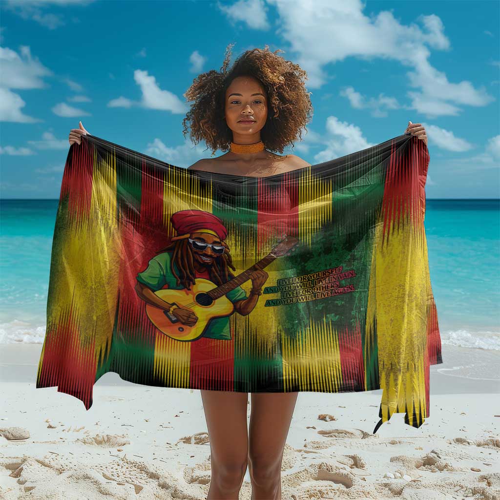 Honoring Reggae Legend Bob Birthday Sarong