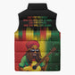 Honoring Reggae Legend Bob Birthday Sleeveless Puffer Jacket