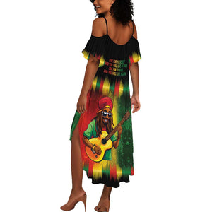 Honoring Reggae Legend Bob Birthday Summer Maxi Dress