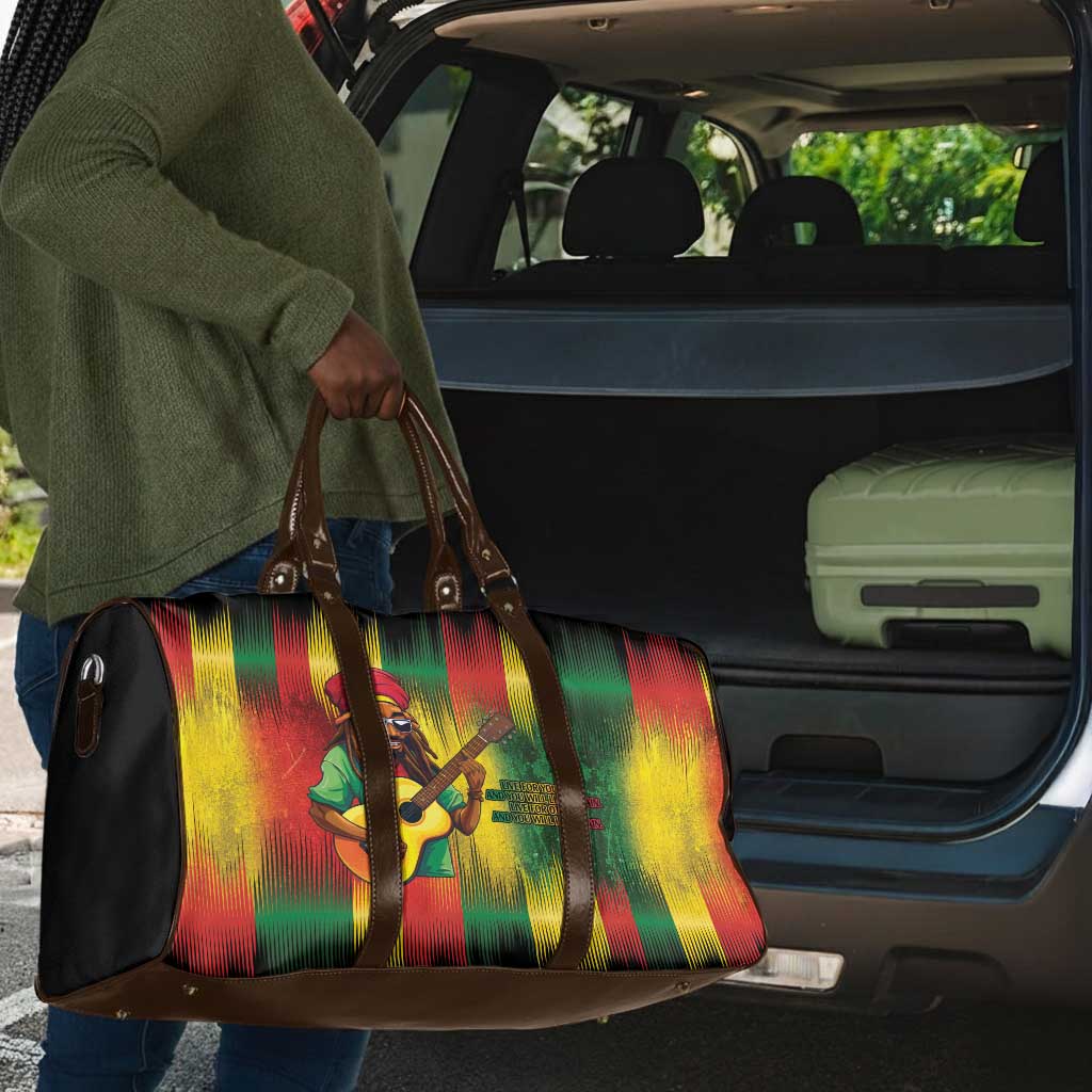 Honoring Reggae Legend Bob Birthday Travel Bag
