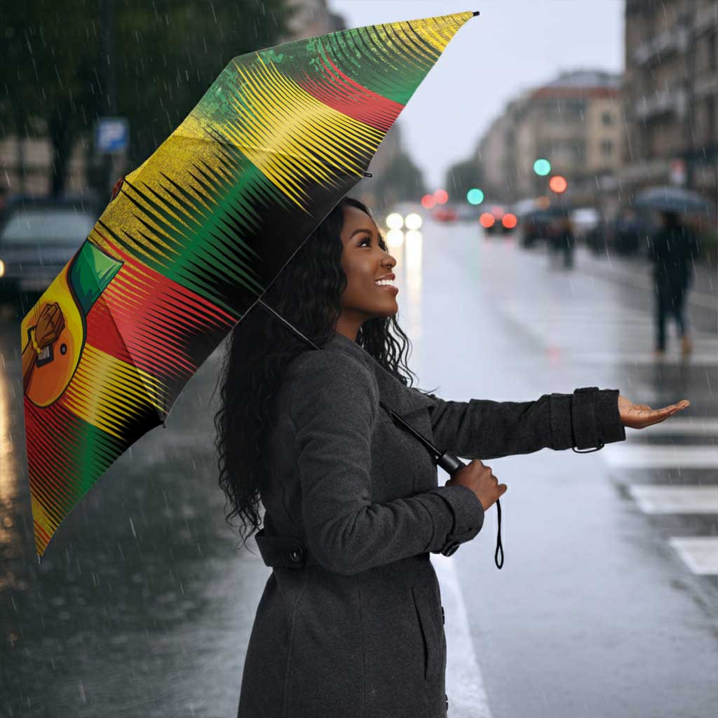 Honoring Reggae Legend Bob Birthday Umbrella