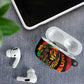 Black Jamaican AirPods Case Rastafarian Lion One Love