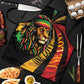 Black Jamaican Apron Rastafarian Lion One Love