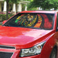 Black Jamaican Auto Sun Shade Rastafarian Lion One Love