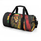 Black Jamaican Duffle Bag Rastafarian Lion One Love