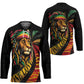 Black Jamaican Hockey Jersey Rastafarian Lion One Love