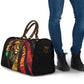 Black Jamaican Travel Bag Rastafarian Lion One Love