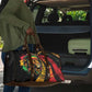 Black Jamaican Travel Bag Rastafarian Lion One Love