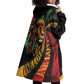 Black Jamaican Wearable Blanket Hoodie Rastafarian Lion One Love LT9