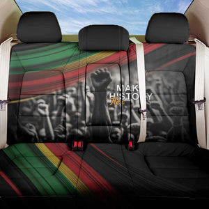 African-American History Month Back Car Seat Cover Black Power Hand Make His-Herstories