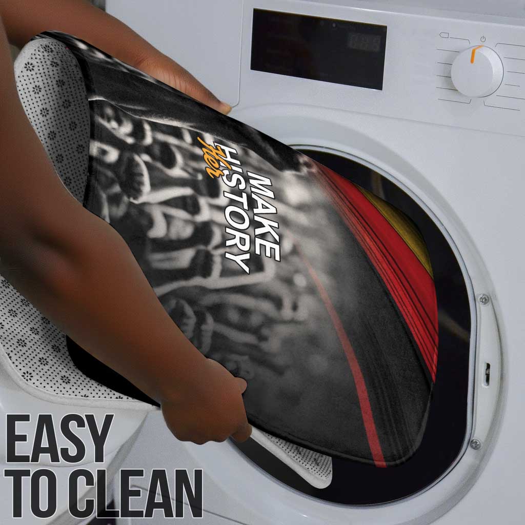 African-American History Month Bathroom Set Black Power Hand Make His-Herstories