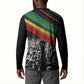 African-American History Month Button Sweatshirt Black Power Hand Make His-Herstories