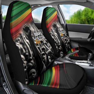 African-American History Month Car Seat Cover Black Power Hand Make His-Herstories