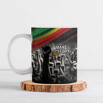 African-American History Month Ceramic Mug Black Power Hand Make His-Herstories