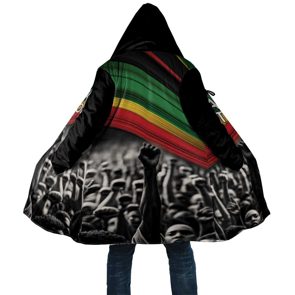 African-American History Month Cloak Black Power Hand Make His-Herstories