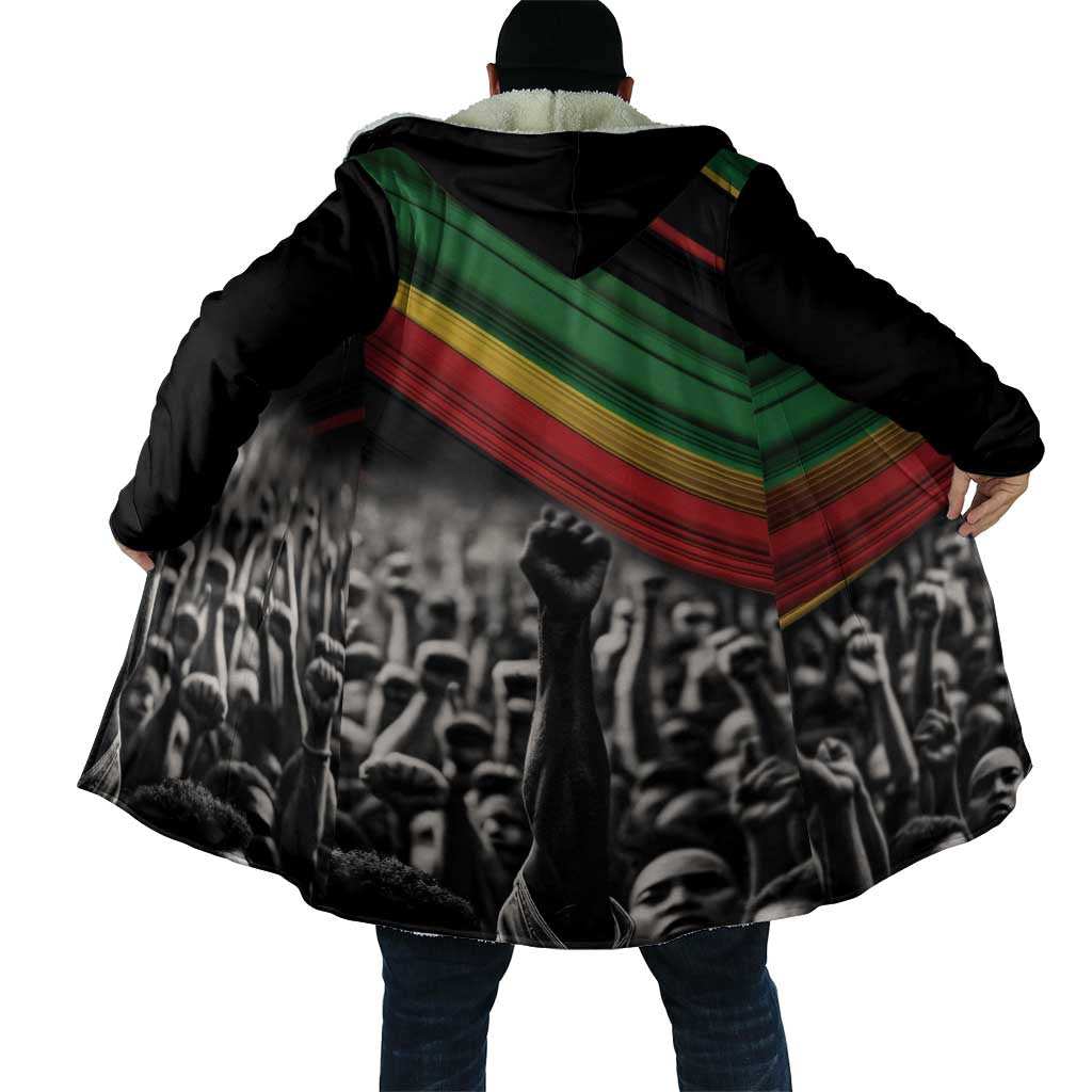 African-American History Month Cloak Black Power Hand Make His-Herstories