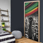 African-American History Month Door Cover Black Power Hand Make His-Herstories