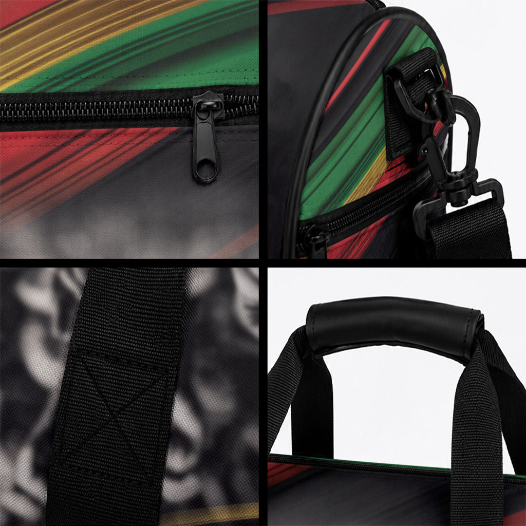 African-American History Month Duffle Bag Black Power Hand Make His-Herstories