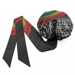 African-American History Month Easy Headwrap Black Power Hand Make His-Herstories