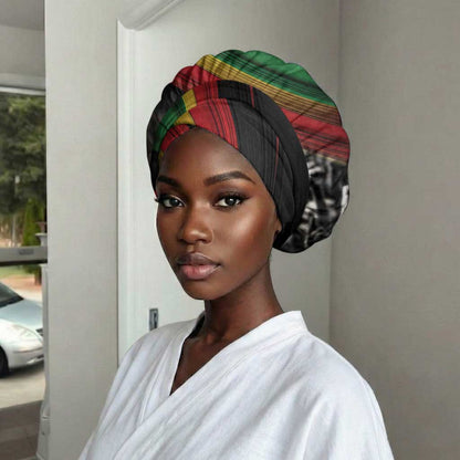 African-American History Month Easy Headwrap Black Power Hand Make His-Herstories