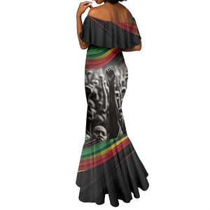 African-American History Month Mermaid Dress Black Power Hand Make His-Herstories