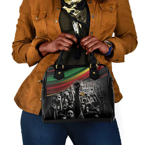 African-American History Month Shoulder Handbag Black Power Hand Make His-Herstories