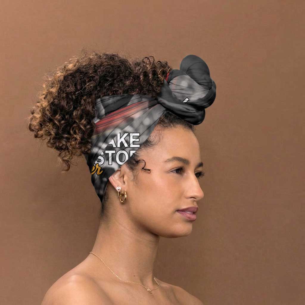 African-American History Month Simple Headwrap Black Power Hand Make His-Herstories