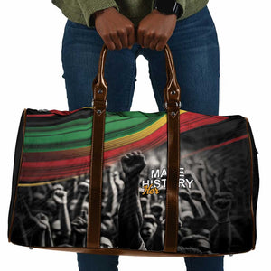 African-American History Month Travel Bag Black Power Hand Make His-Herstories
