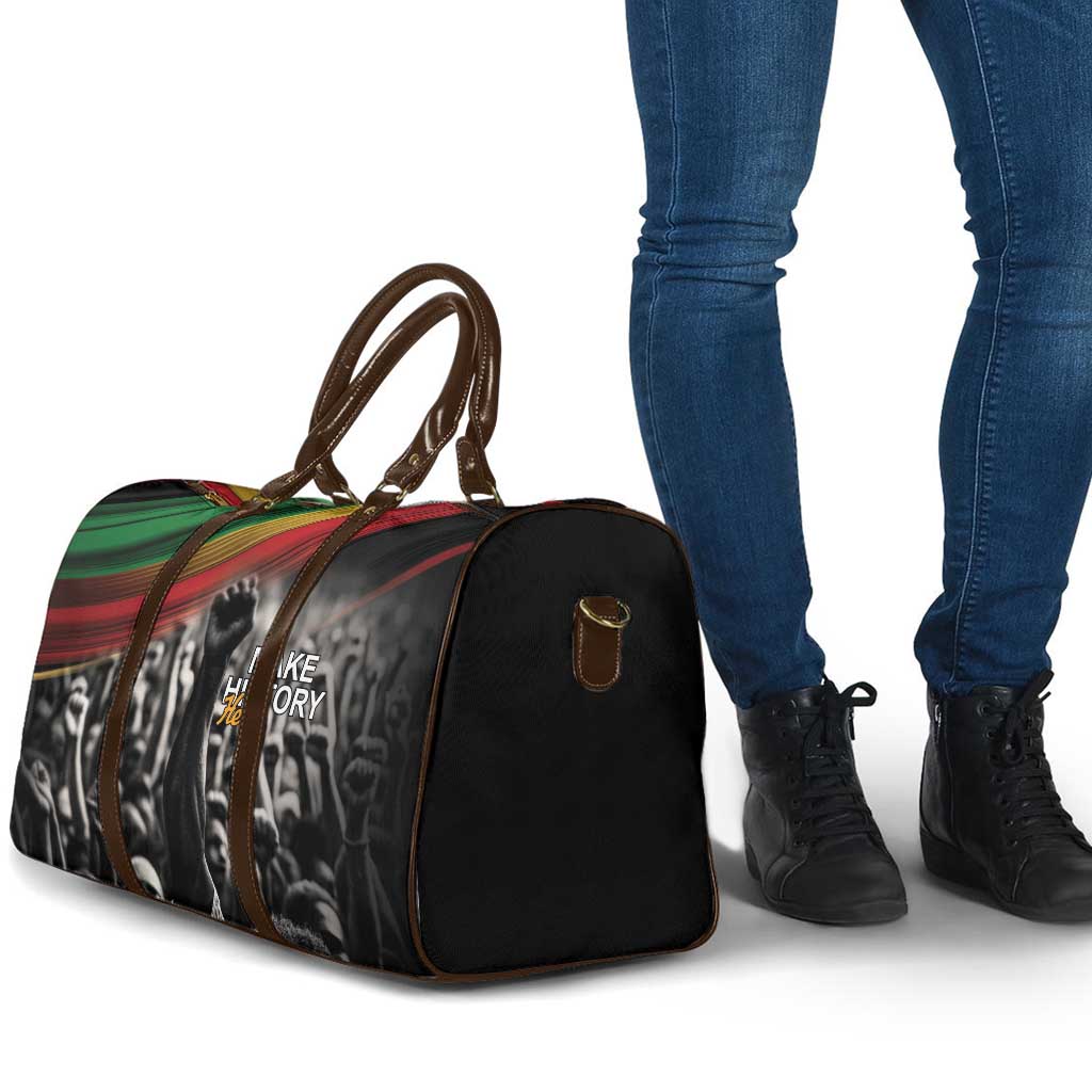 African-American History Month Travel Bag Black Power Hand Make His-Herstories
