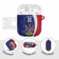 Custom Cricket African Namibia AirPods Case Coat of arms Namibian Pattern