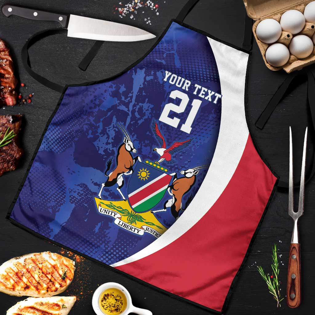 Custom Cricket African Namibia Apron Coat of arms Namibian Pattern