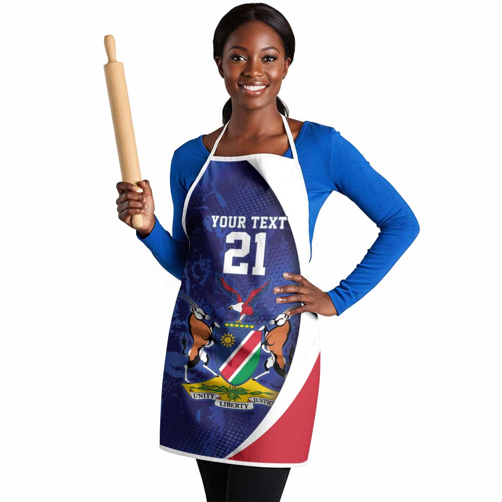 Custom Cricket African Namibia Apron Coat of arms Namibian Pattern