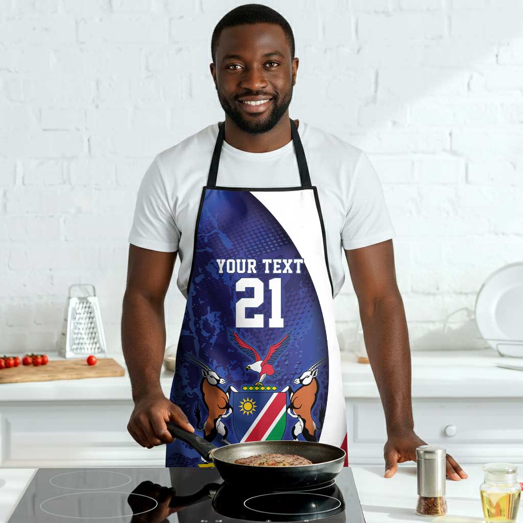 Custom Cricket African Namibia Apron Coat of arms Namibian Pattern