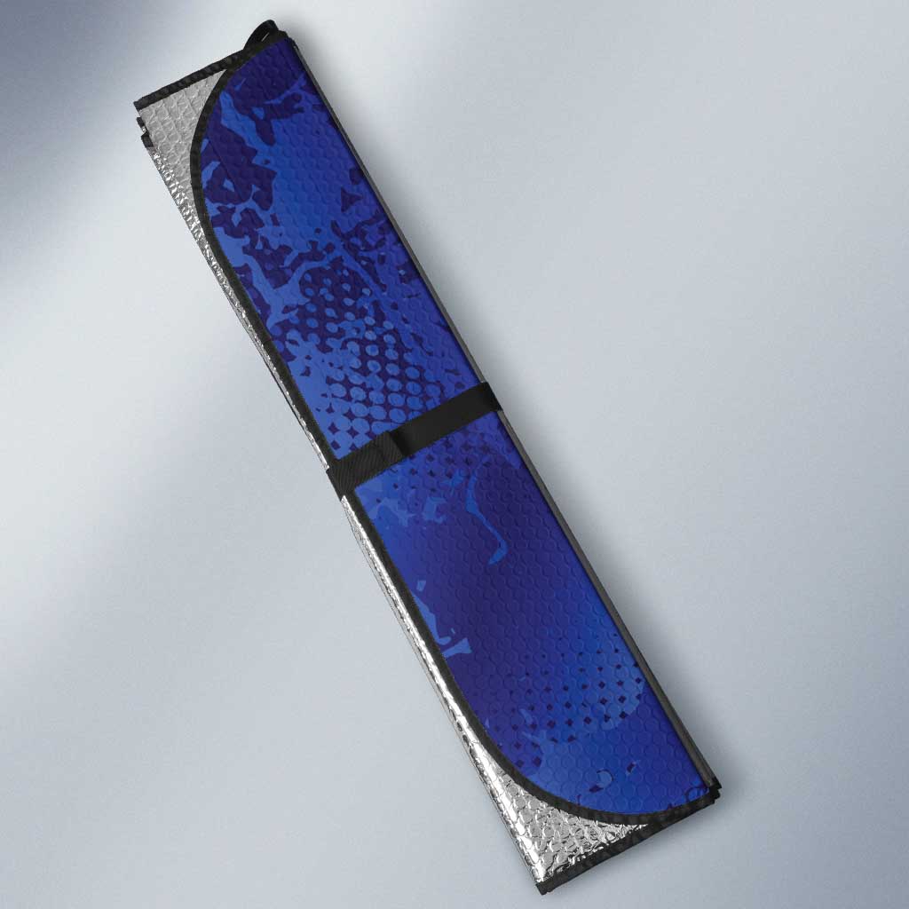 Custom Cricket African Namibia Auto Sun Shade Coat of arms Namibian Pattern