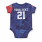 Custom Cricket African Namibia Baby Onesie Coat of arms Namibian Pattern