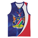 Custom Cricket African Namibia Basketball Jersey Coat of arms Namibian Pattern LT9