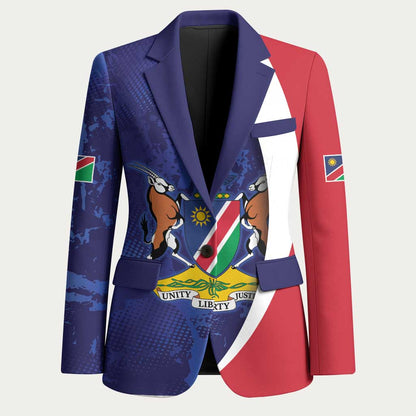 Custom Cricket African Namibia Blazer Coat of arms Namibian Pattern