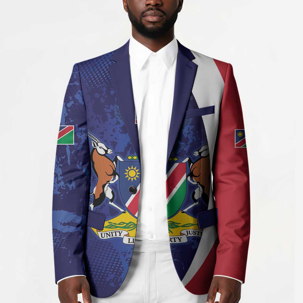 Custom Cricket African Namibia Blazer Coat of arms Namibian Pattern