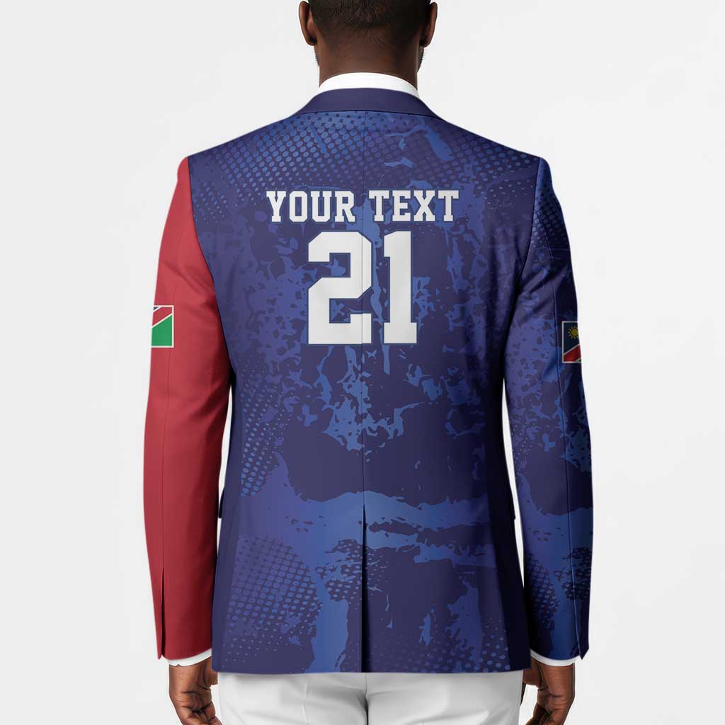 Custom Cricket African Namibia Blazer Coat of arms Namibian Pattern